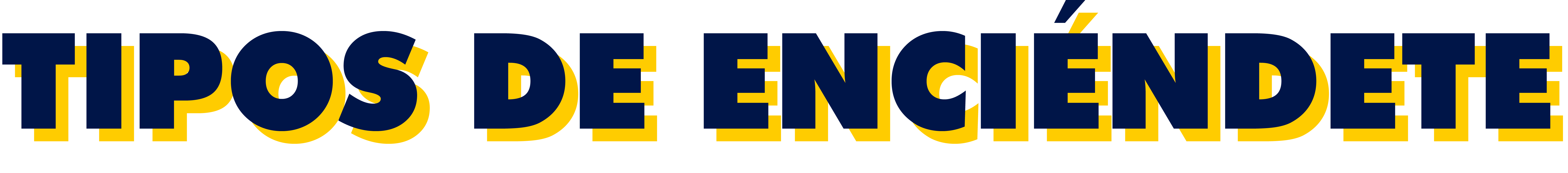 Tipos de Enciéndete