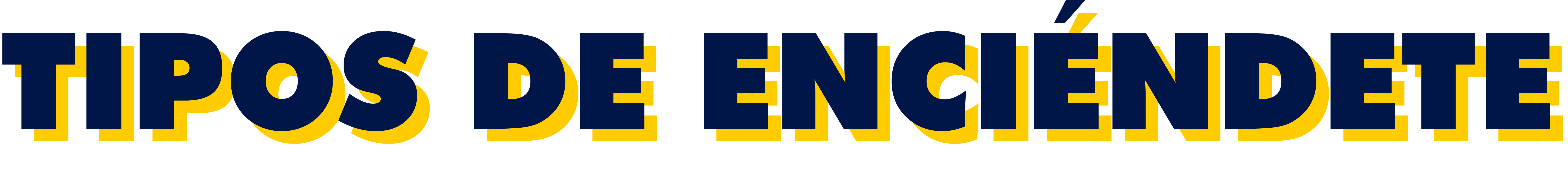 Tipos de Enciéndete